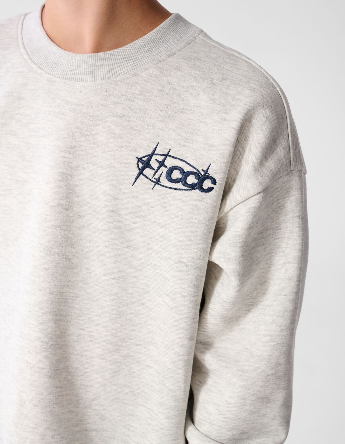 Culture Artwork Sweater Hellgrau SHOEBY BOYS