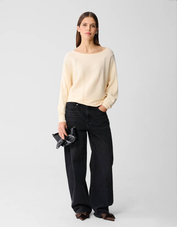 Übergroßer Pullover Off White SHOEBY WOMEN