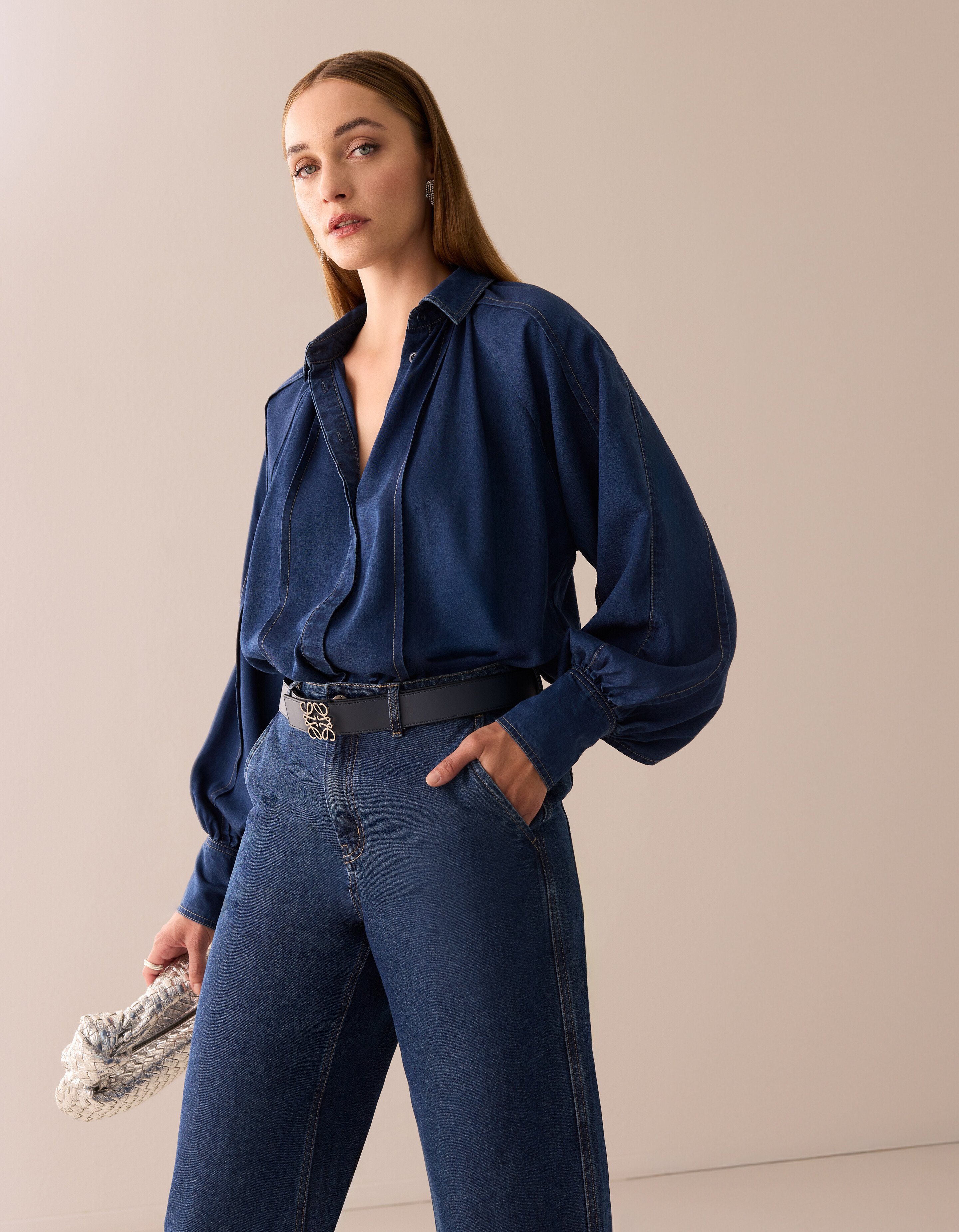 Stitch Bluse Blau von Mieke SHOEBY WOMEN