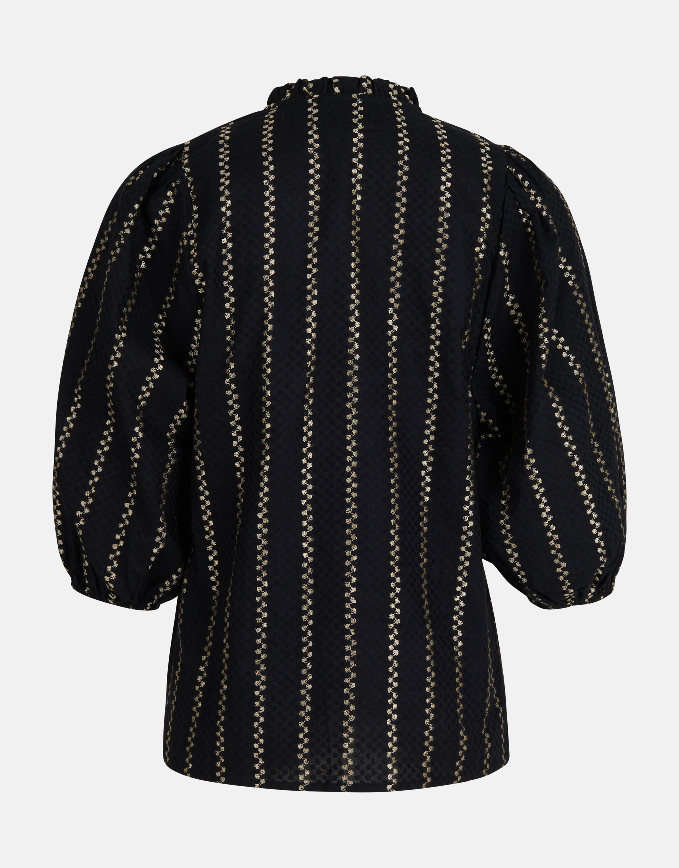 Besticktes Print-Top Schwarz SHOEBY WOMEN