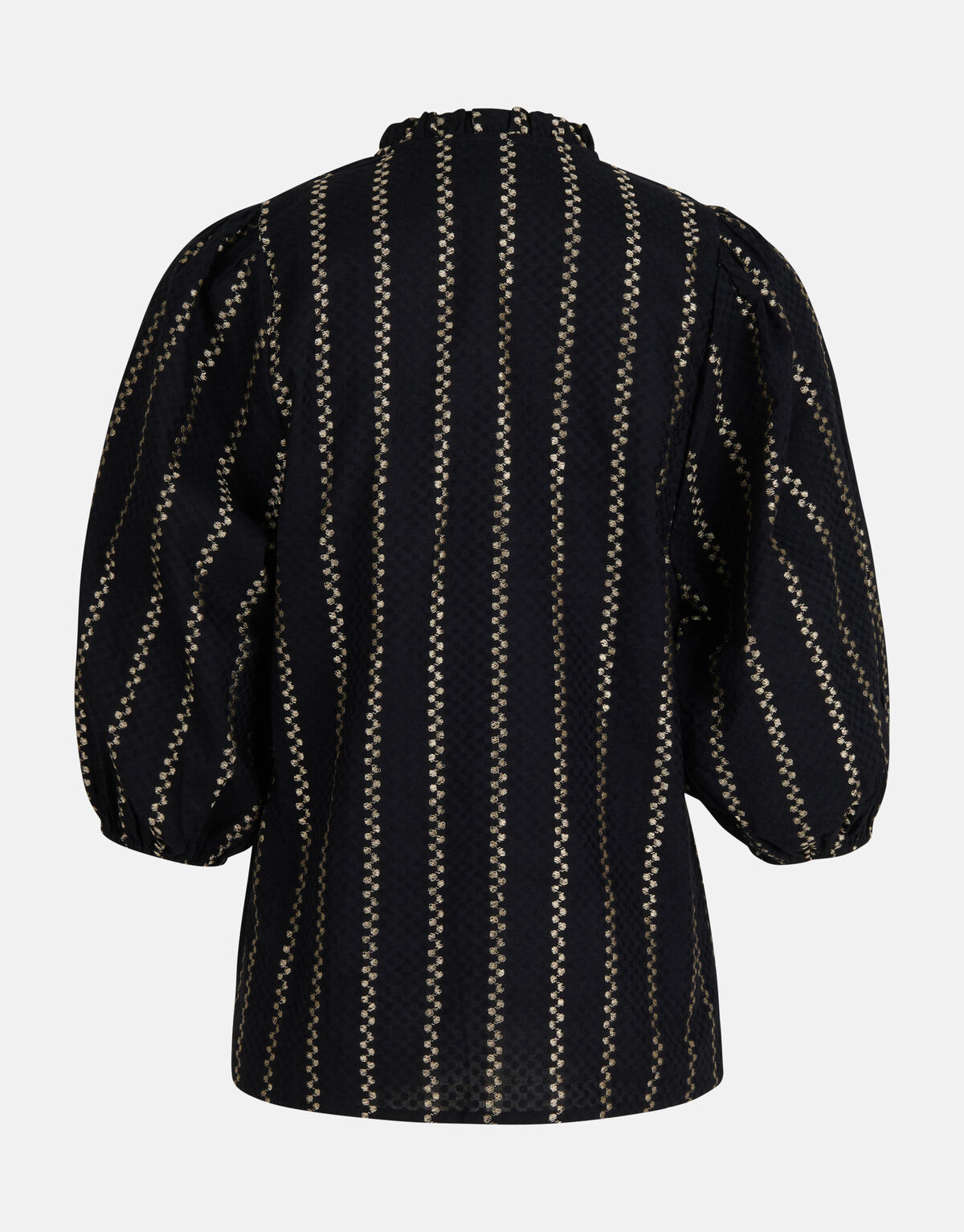 Besticktes Print-Top Schwarz SHOEBY WOMEN