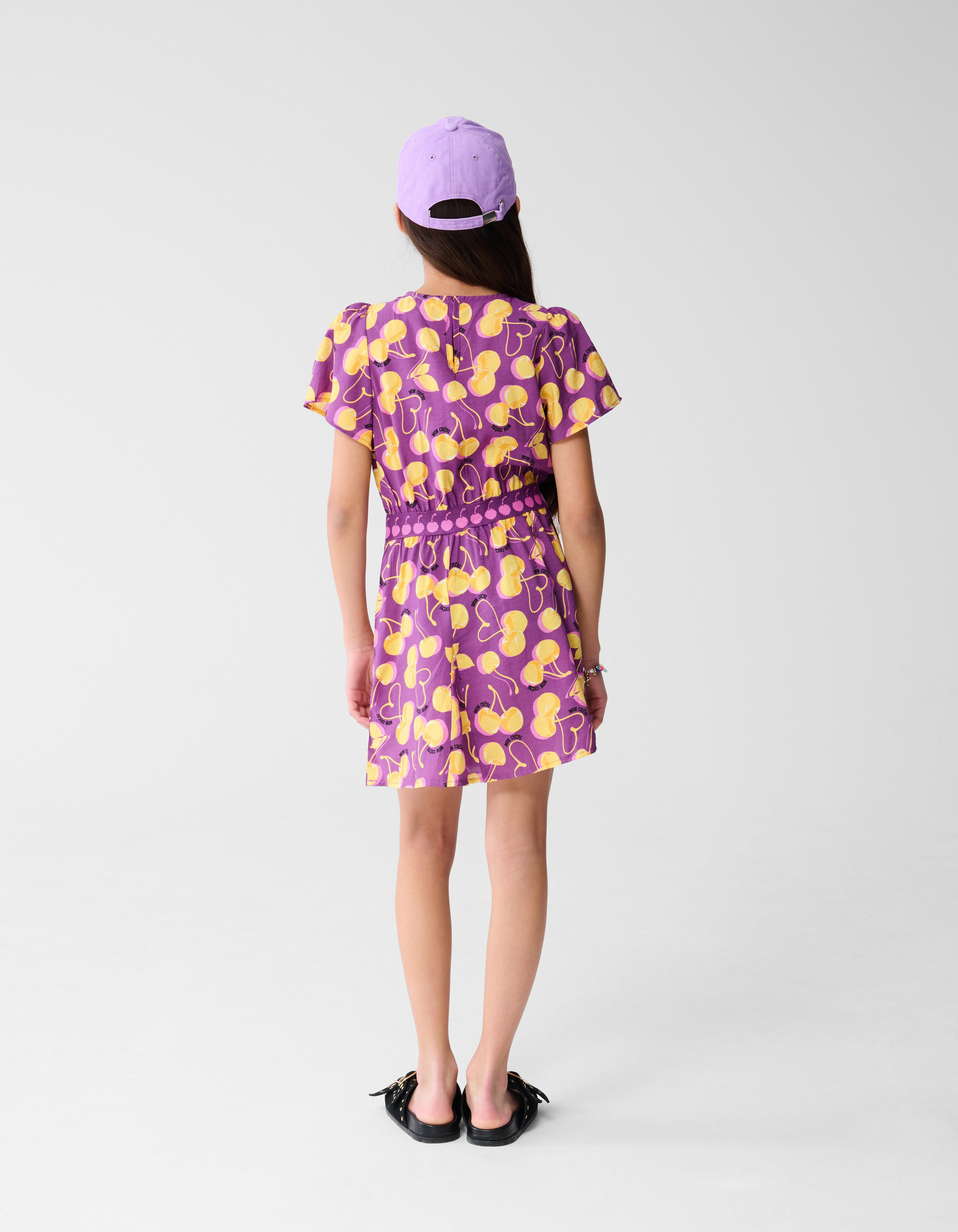 Fruit Artwork Kleid Dunkel Lila SHOEBY GIRLS