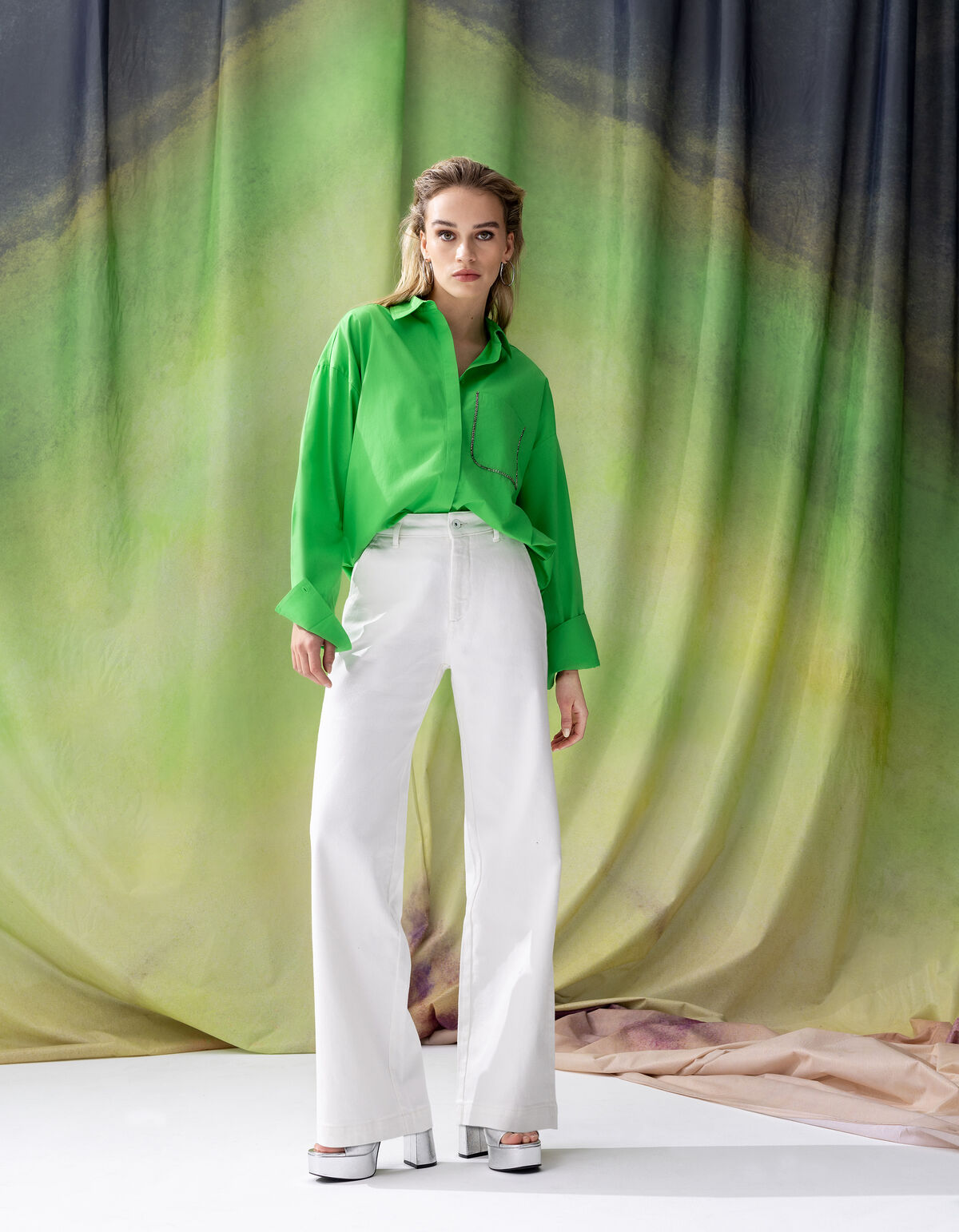 Weit geschnittene Jeans Off White SHOEBY WOMEN