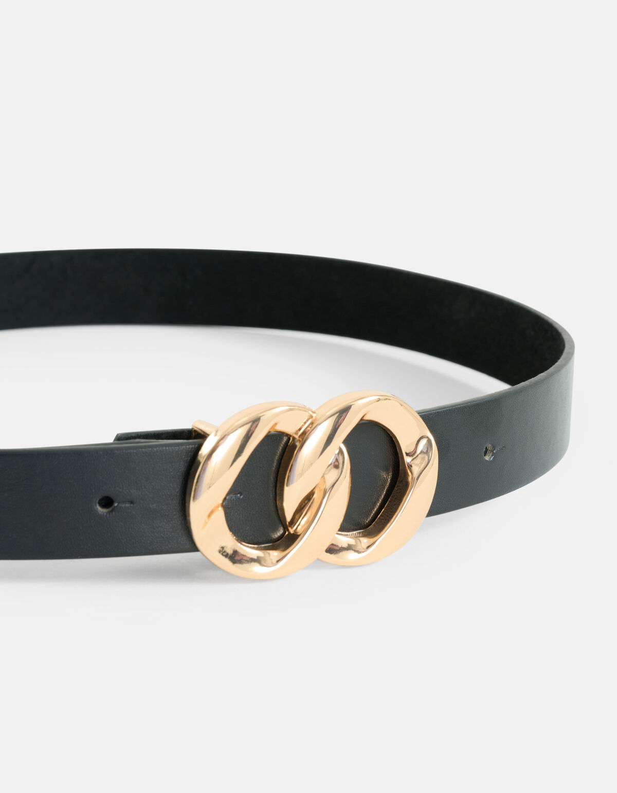 Doppelschnallengürtel Schwarz SHOEBY ACCESSOIRES