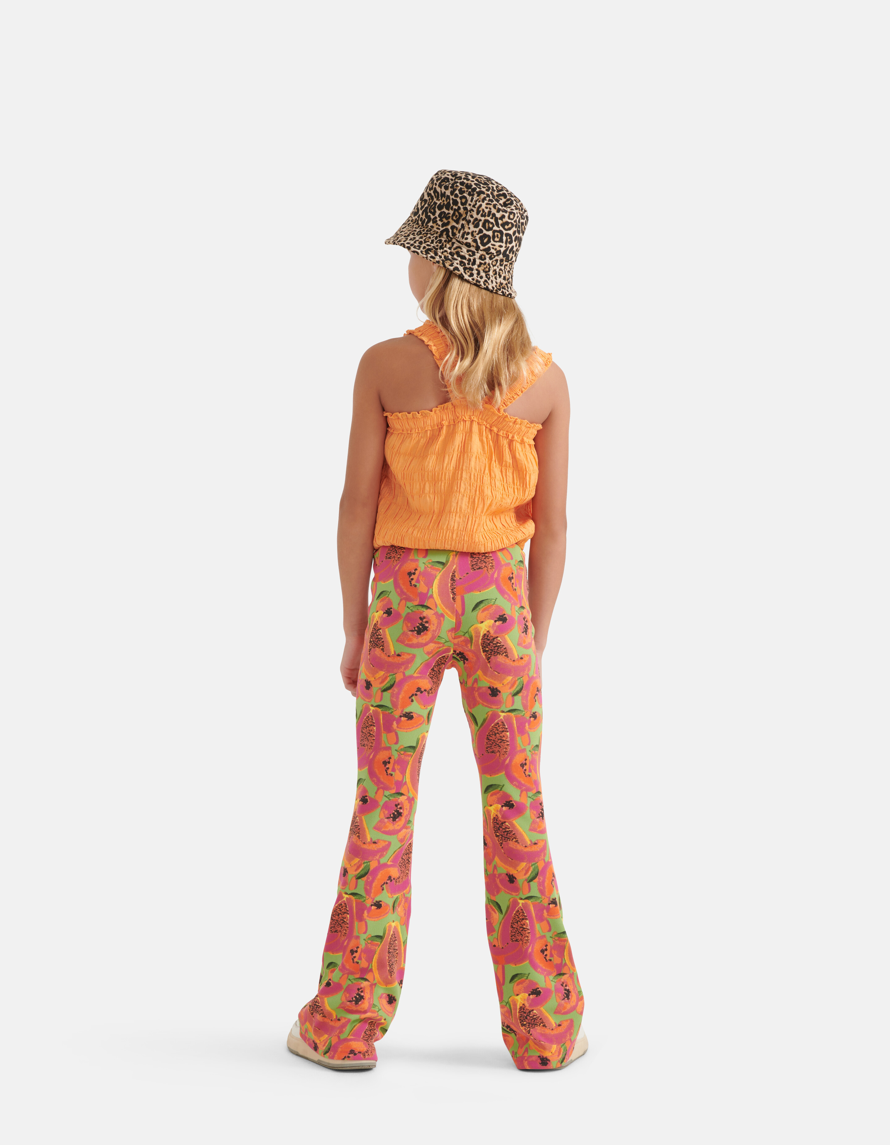 Fruit Rib Flared Legging Grün SHOEBY GIRLS