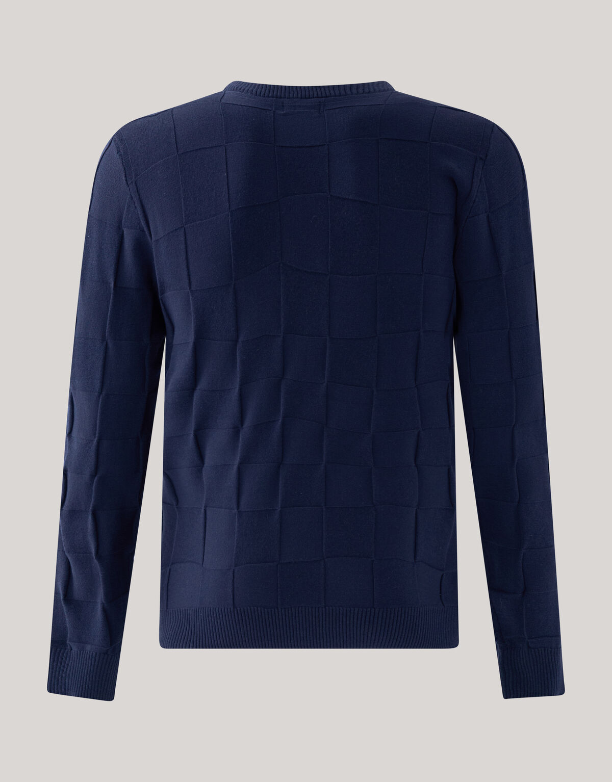 Struktur Pullover Dunkelblau SHOEBY MEN