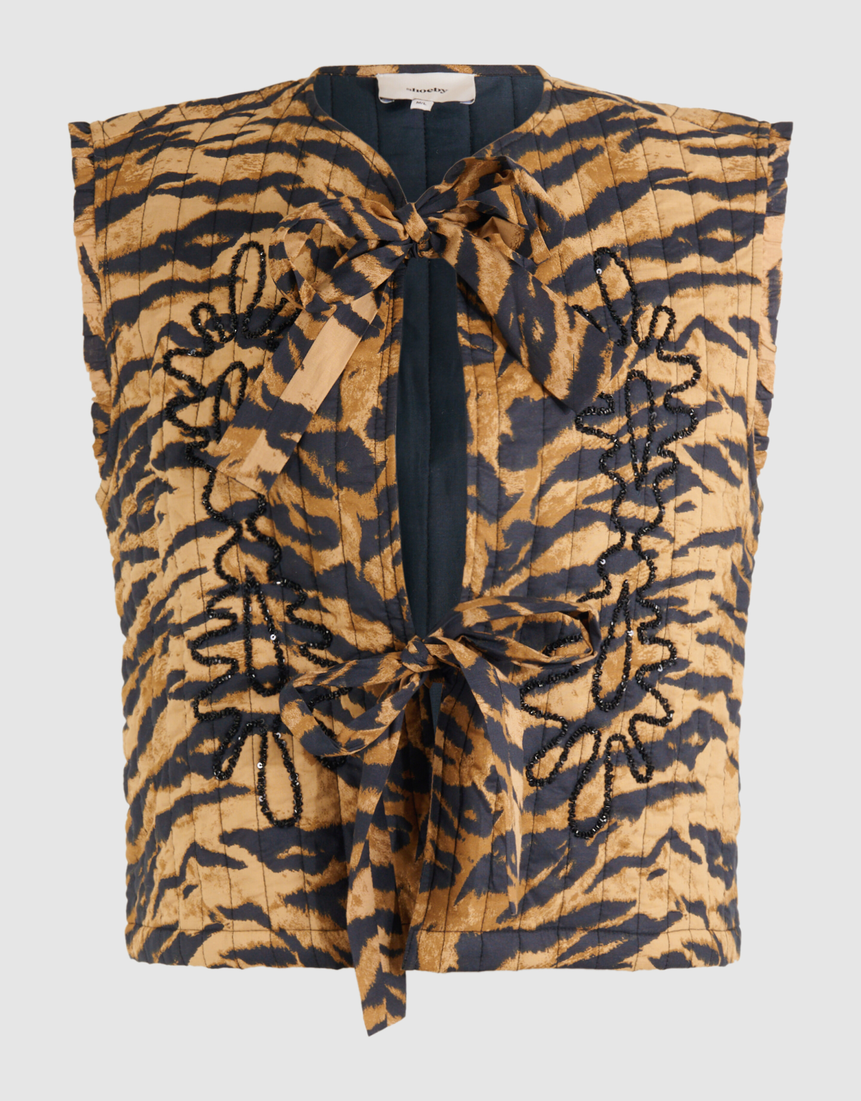 Tiger Bow Gilet Braun SHOEBY WOMEN