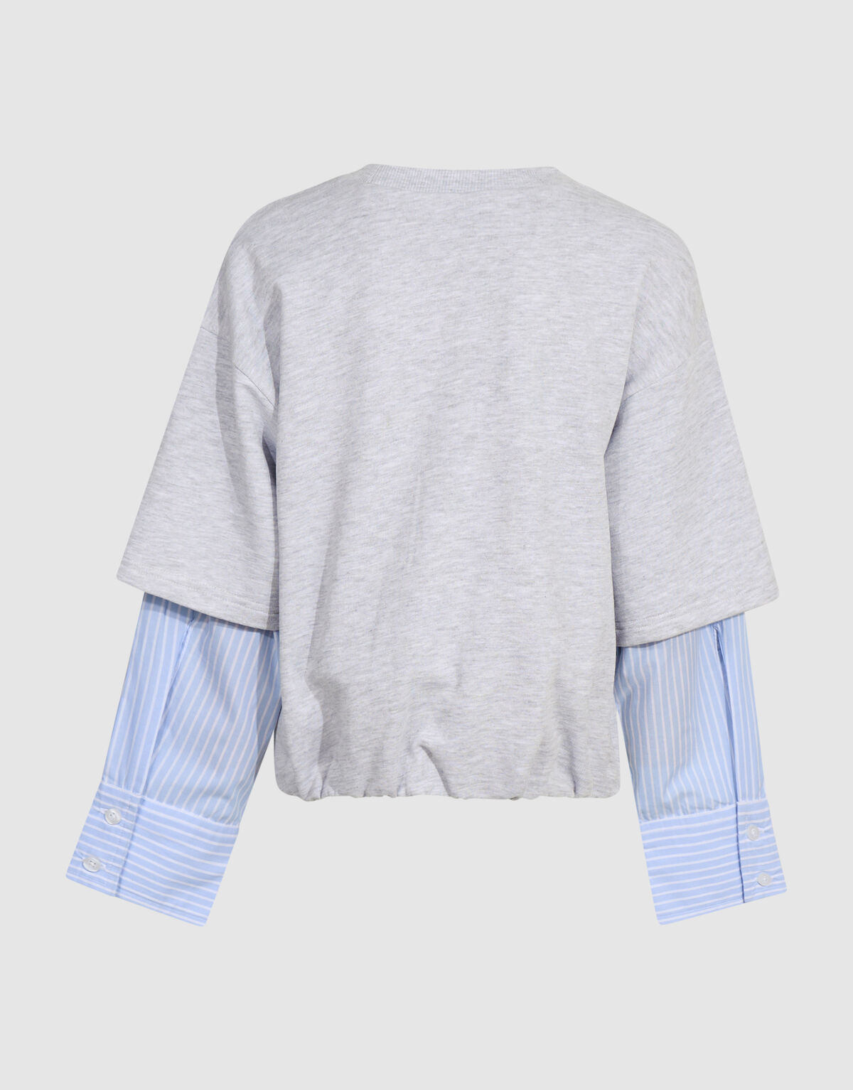 Balloon Longsleeve T-shirt Lichtgrijs SHOEBY GIRLS
