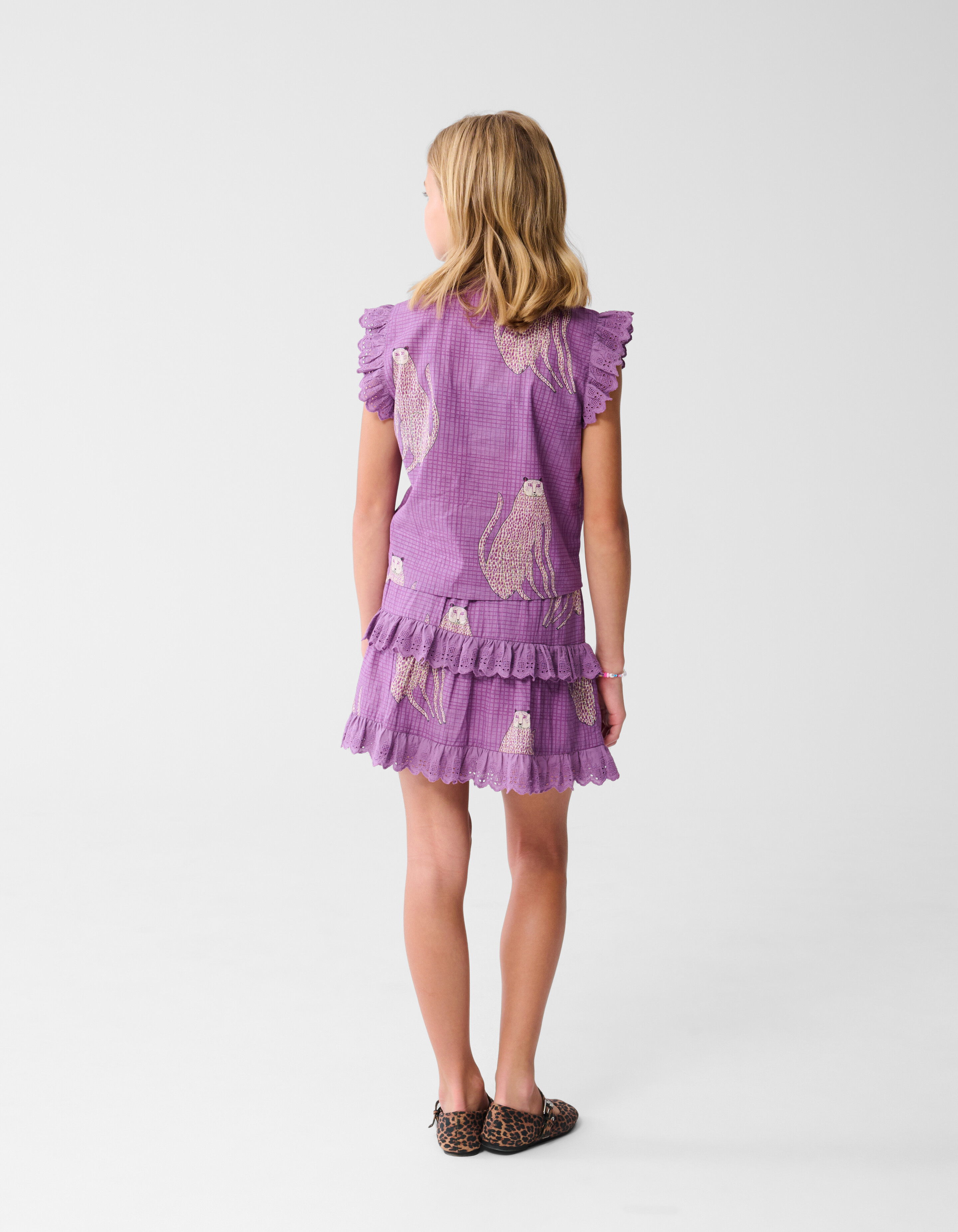 Tiger Ruffle Rock Lila SHOEBY GIRLS