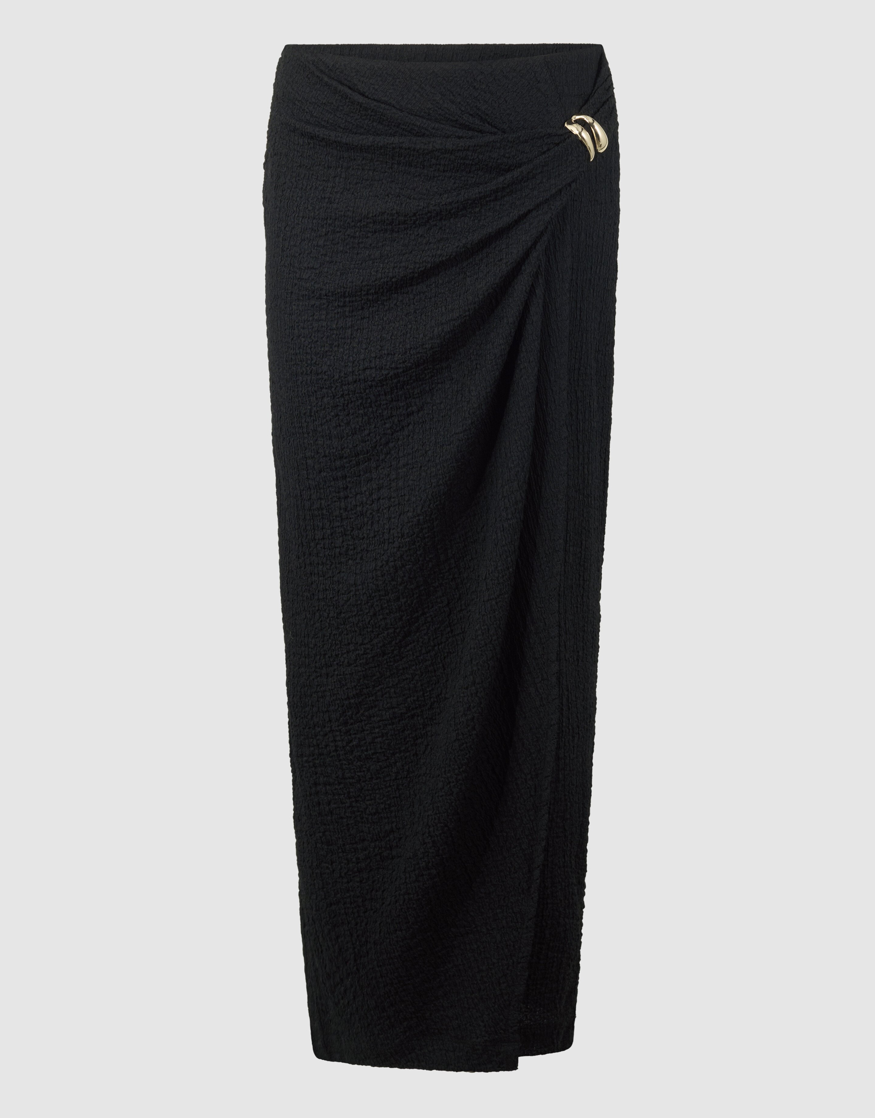 Crinkle Maxi Rock Schwarz SHOEBY WOMEN