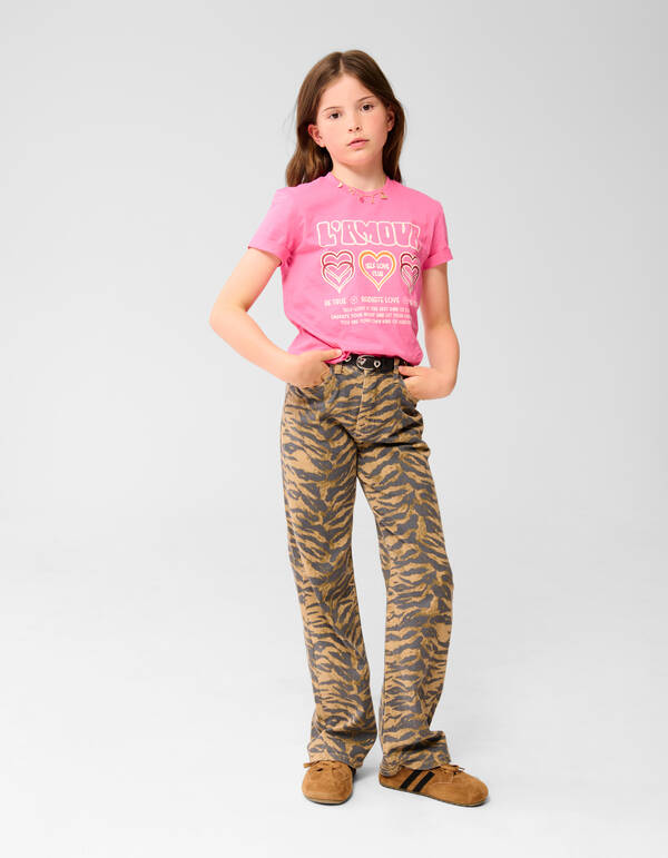 Selbstliebe Kunstwerk T-shirt Rosa SHOEBY GIRLS