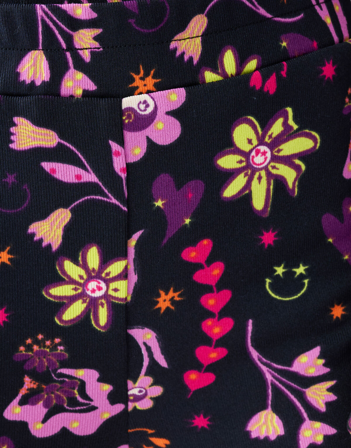 Smile Rib Flared Legging Schwarz SHOEBY GIRLS