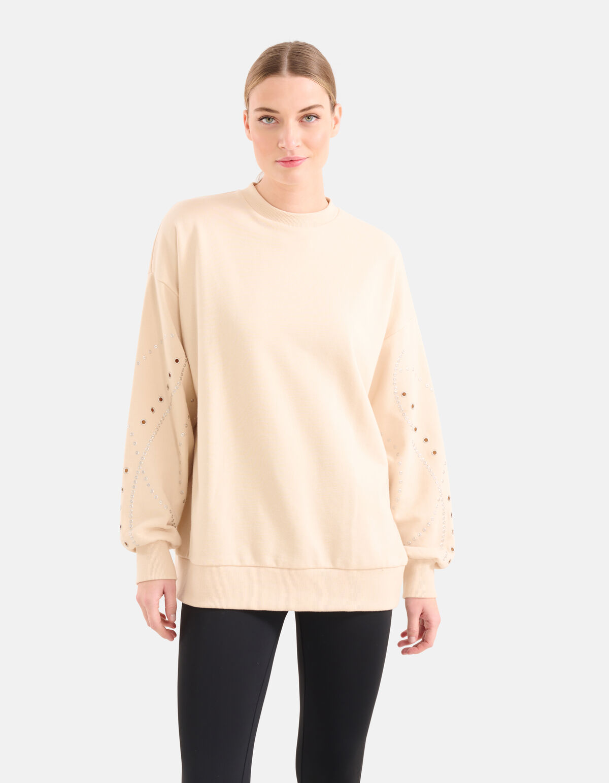 Nieten Pullover Offwhite SHOEBY WOMEN