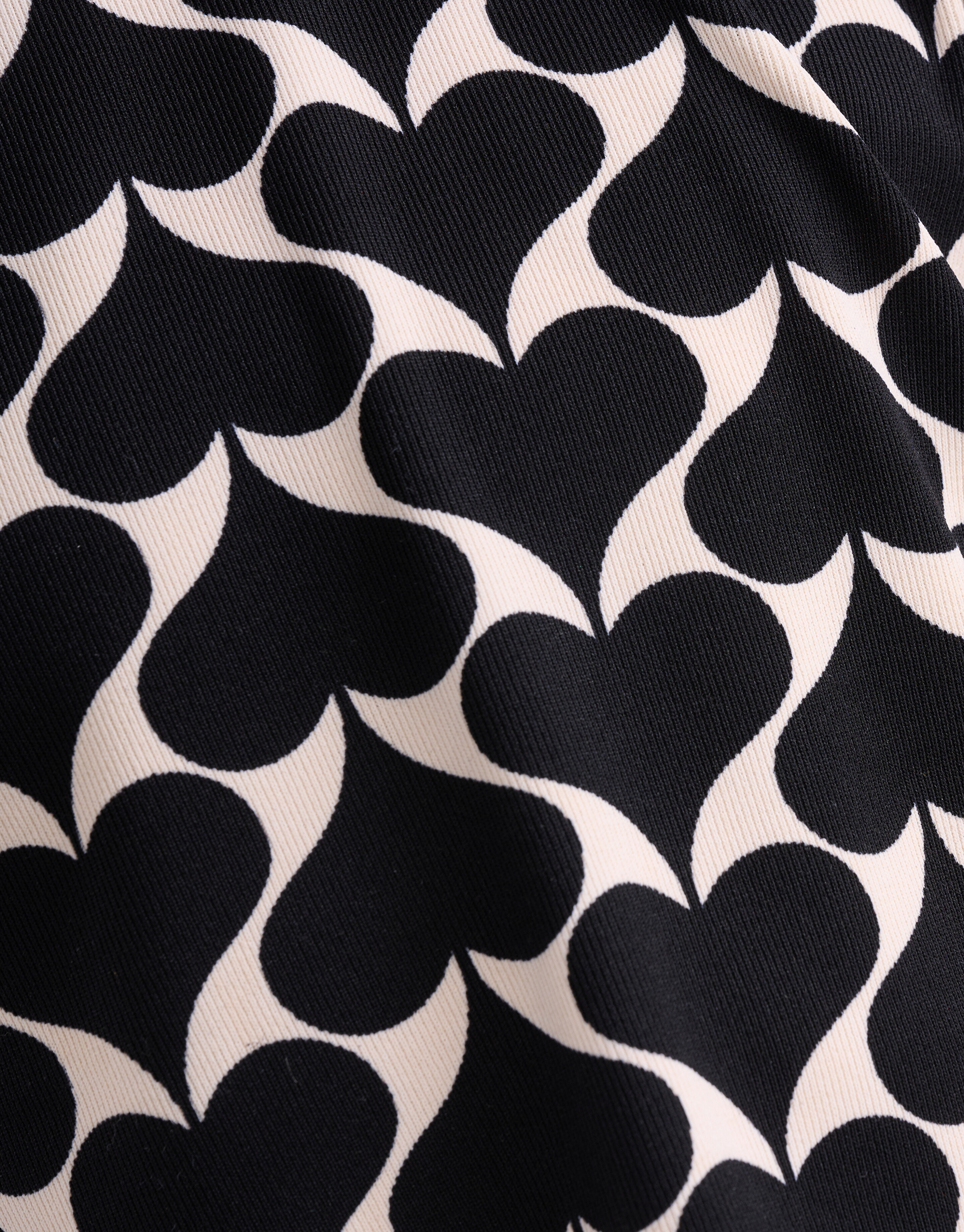 Printed Heart Top Zwart SHOEBY GIRLS