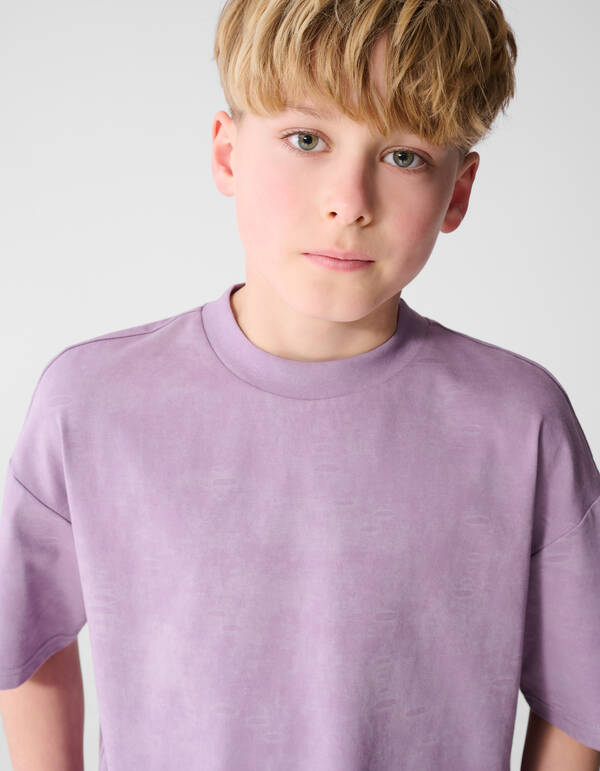 Oversized Washed Label T-Shirt Helllila SHOEBY BOYS