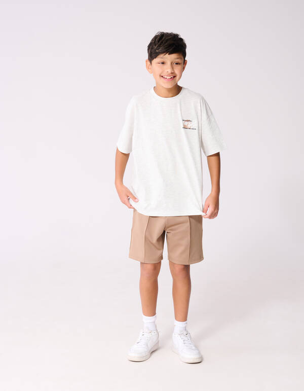 Welle Kurz Taupe SHOEBY BOYS