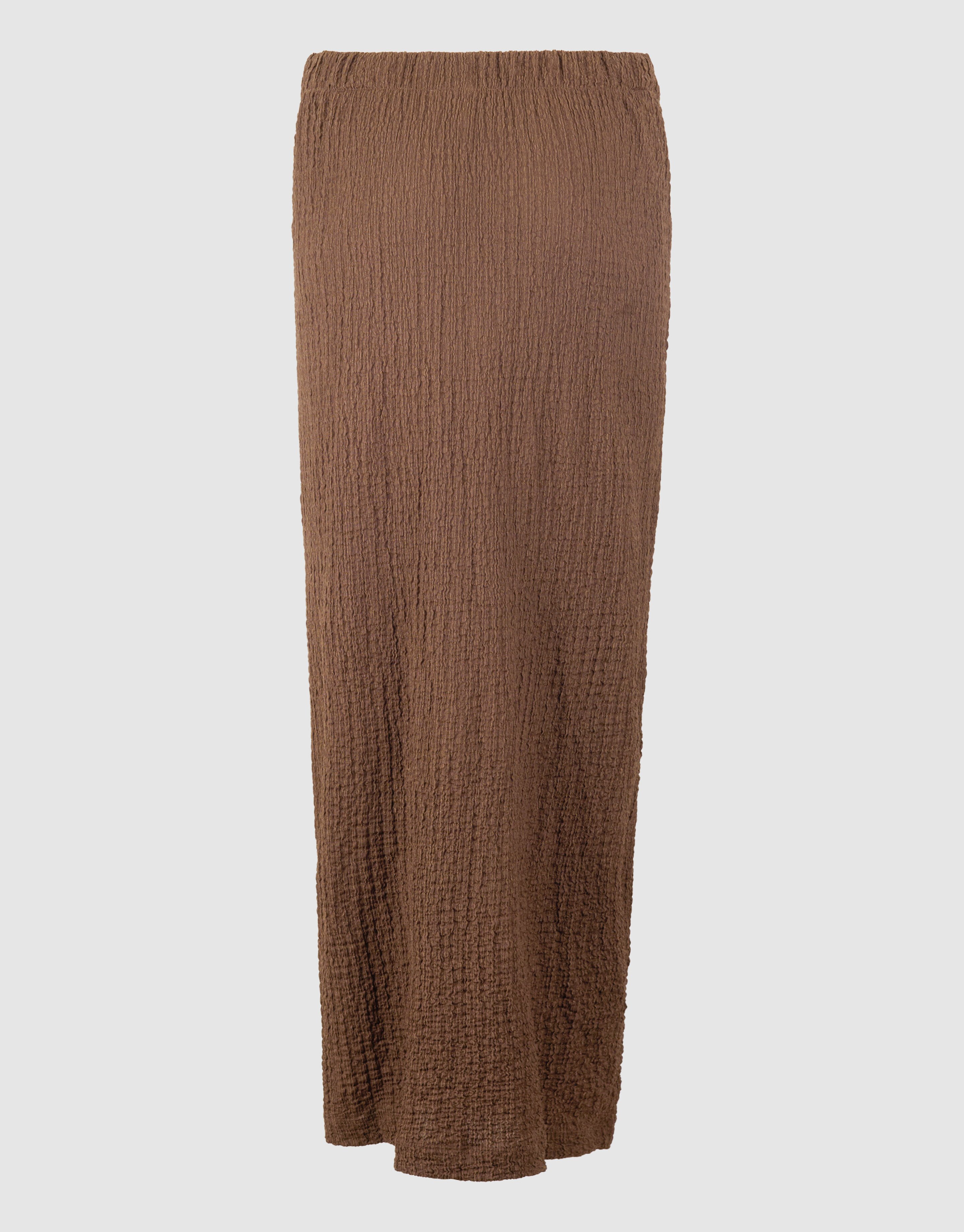 Crinkle Maxi Rock Braun SHOEBY WOMEN