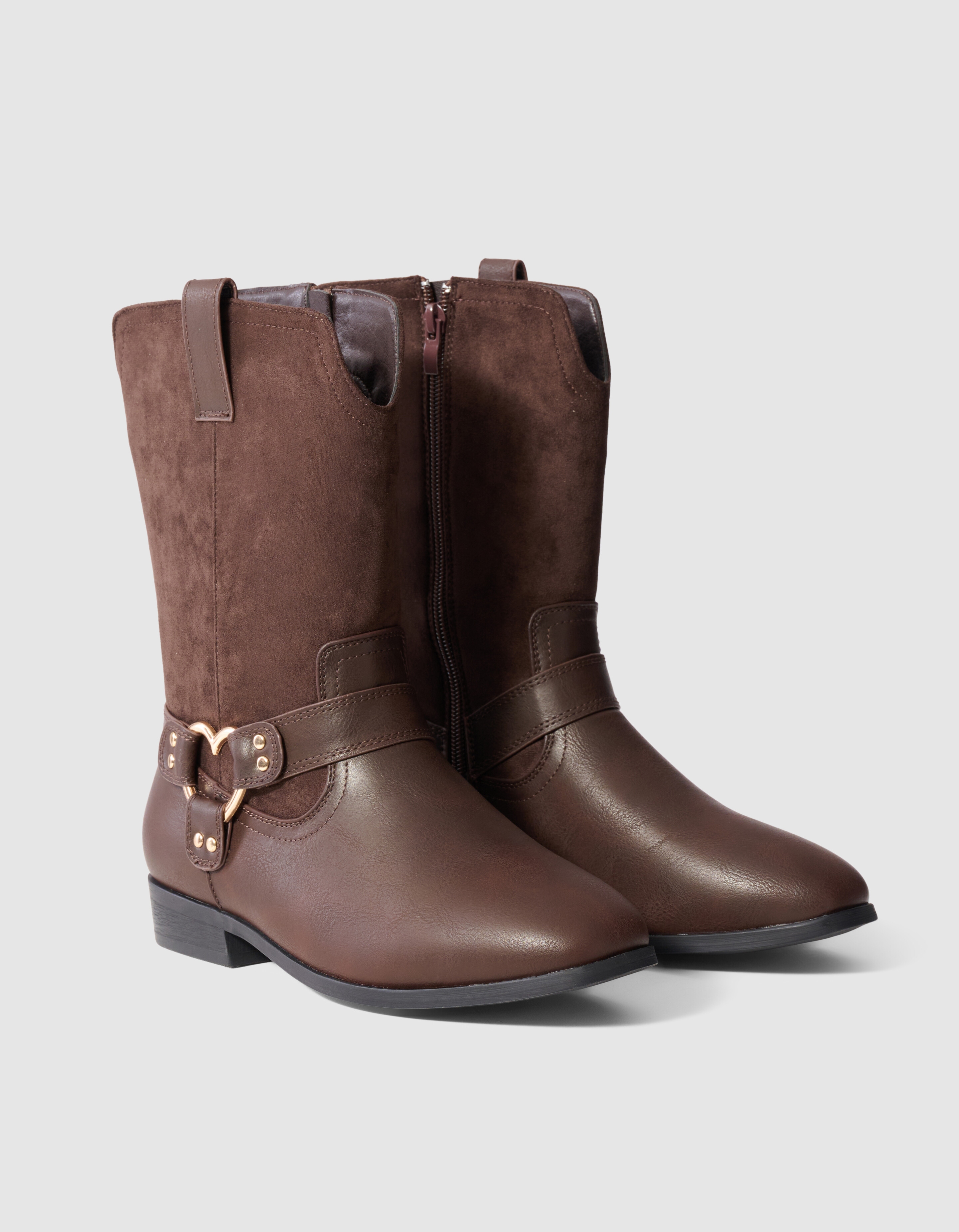 Stitched Western Stiefel Braun SHOEBY SHOES