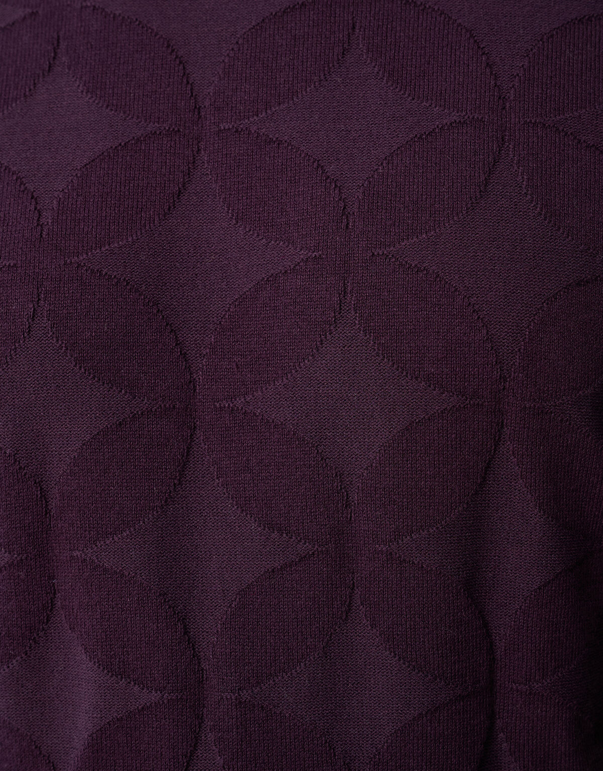 Glitzernder Strickpullover, Dunkelrot SHOEBY MEN