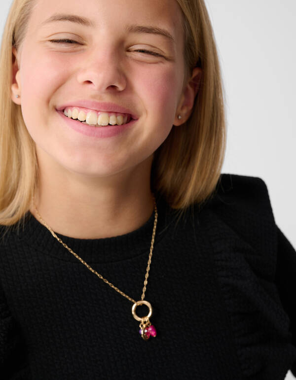 Struktur Ruffle Top Schwarz SHOEBY GIRLS