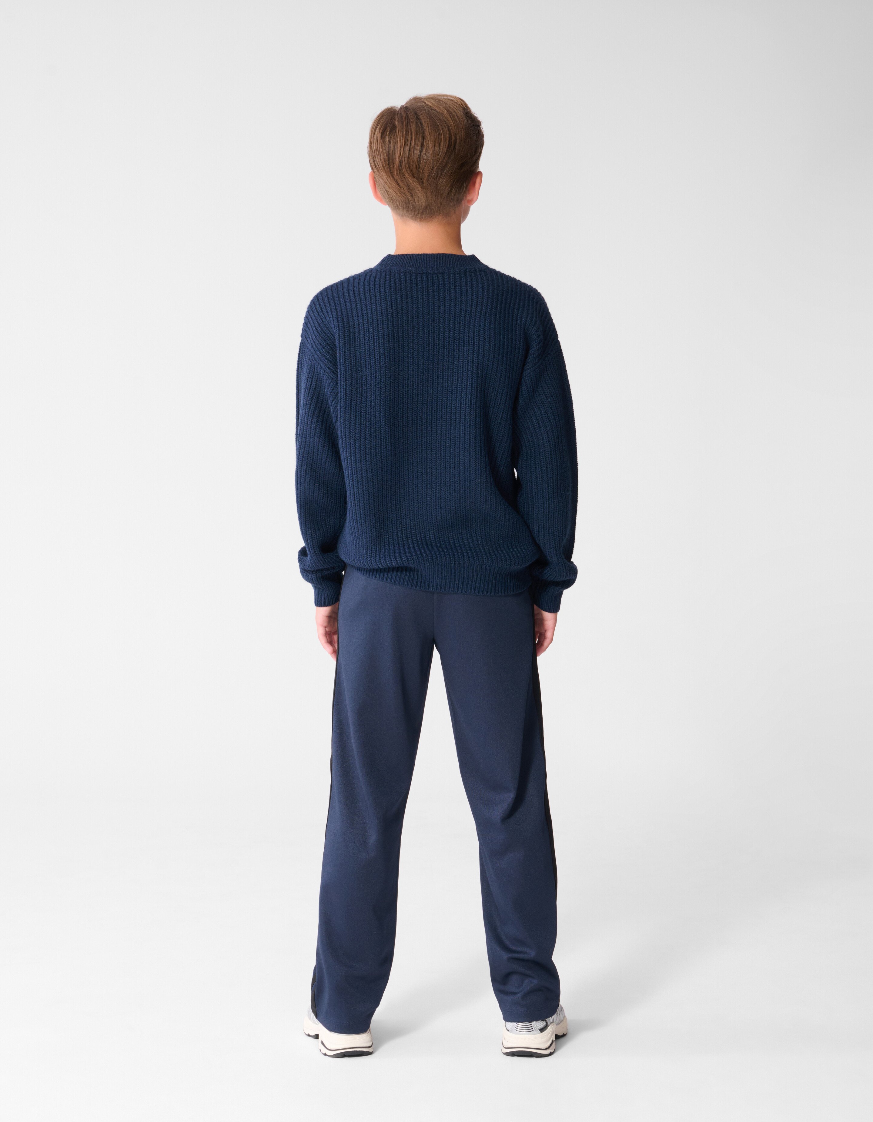 Relaxed Fit Embroidery Pullover Dunkelblau SHOEBY BOYS