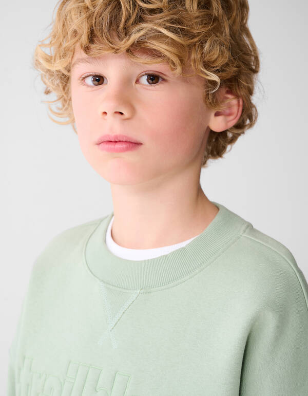 Trailraze Kunstwerk Pullover Grün SHOEBY BOYS