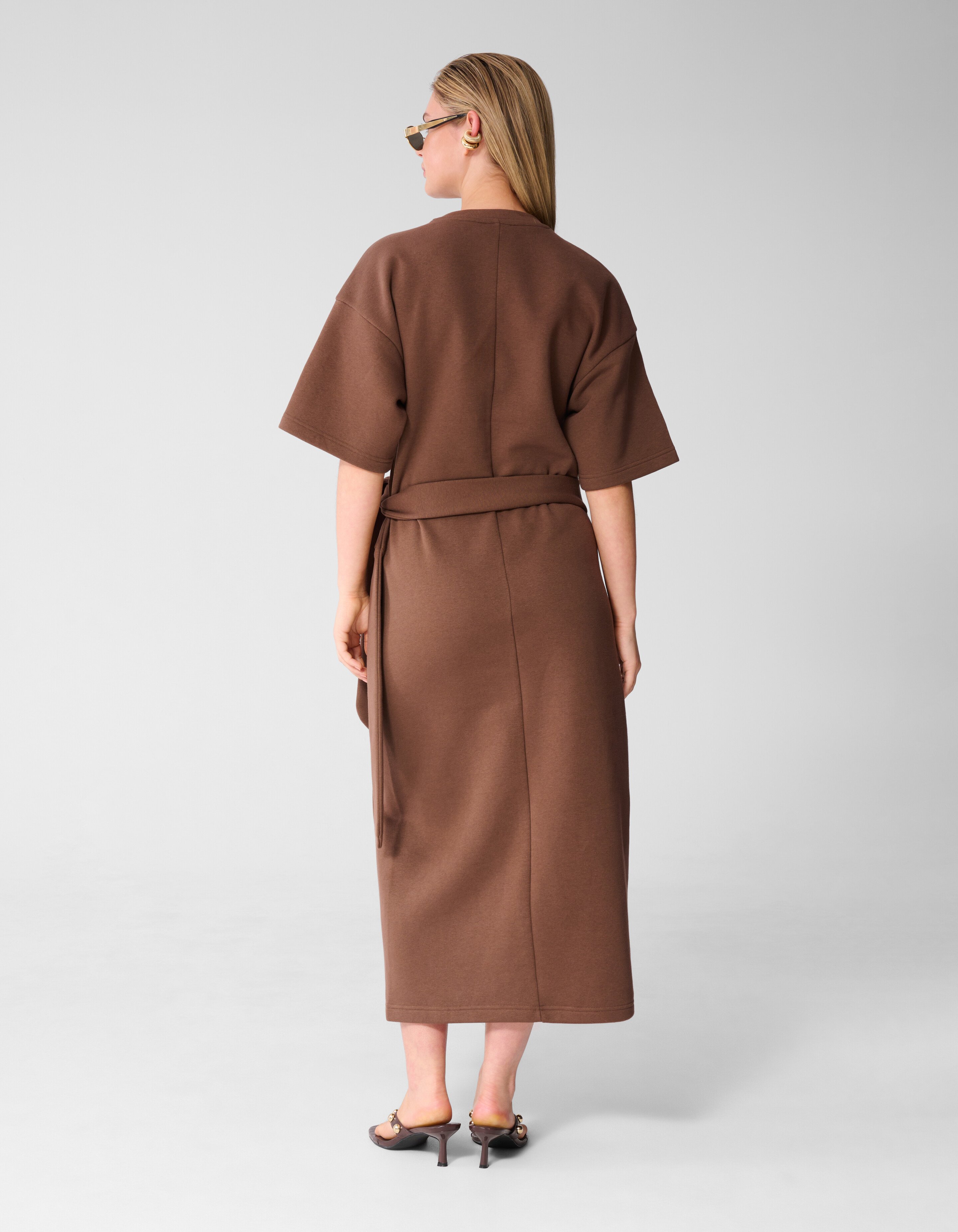 Sweat Maxi Kleid Braun SHOEBY WOMEN