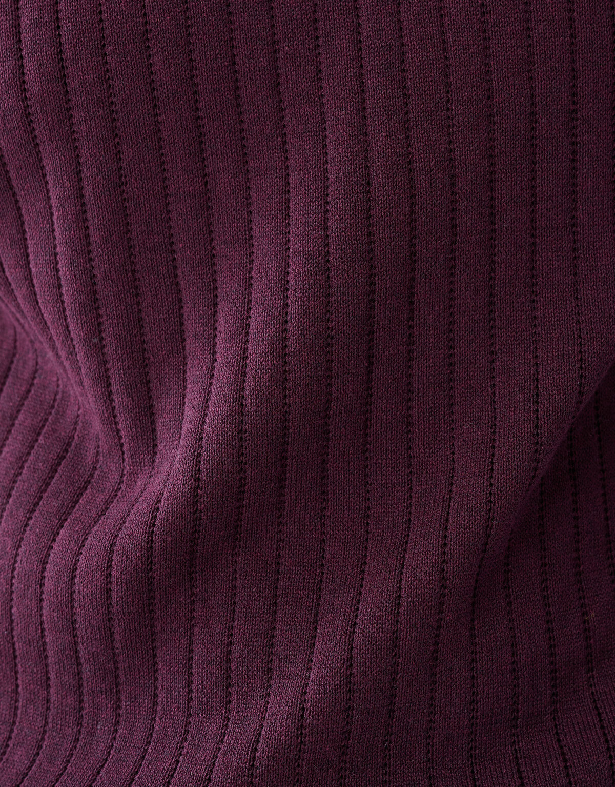 Rippenpullover Dunkelrot SHOEBY MEN