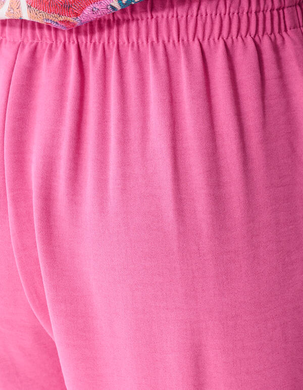 Piping Wide Leg Hose Hellrosa SHOEBY GIRLS