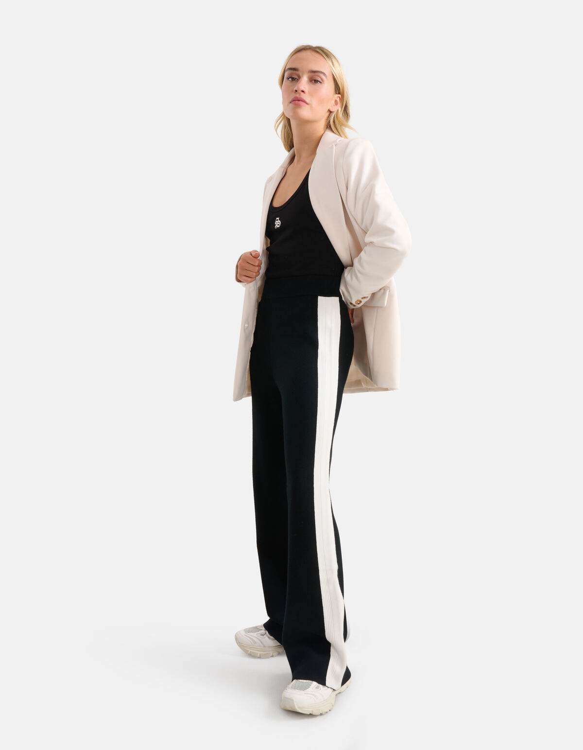 Gestreifte Hose Schwarz SHOEBY WOMEN