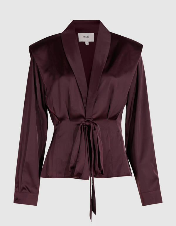 Taillierte Bluse Dunkelrot By Mieke SHOEBY WOMEN