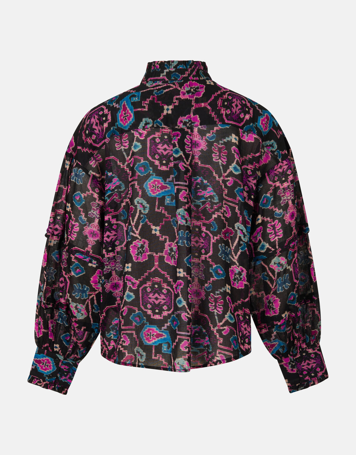 Bluse mit grafischem Druck Schwarz SHOEBY WOMEN