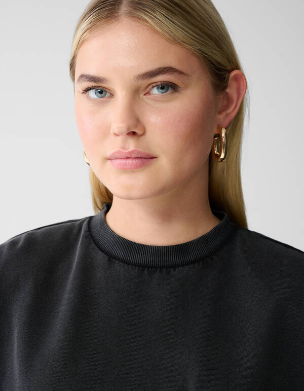 Ovale Creolen Gold SHOEBY ACCESSOIRES