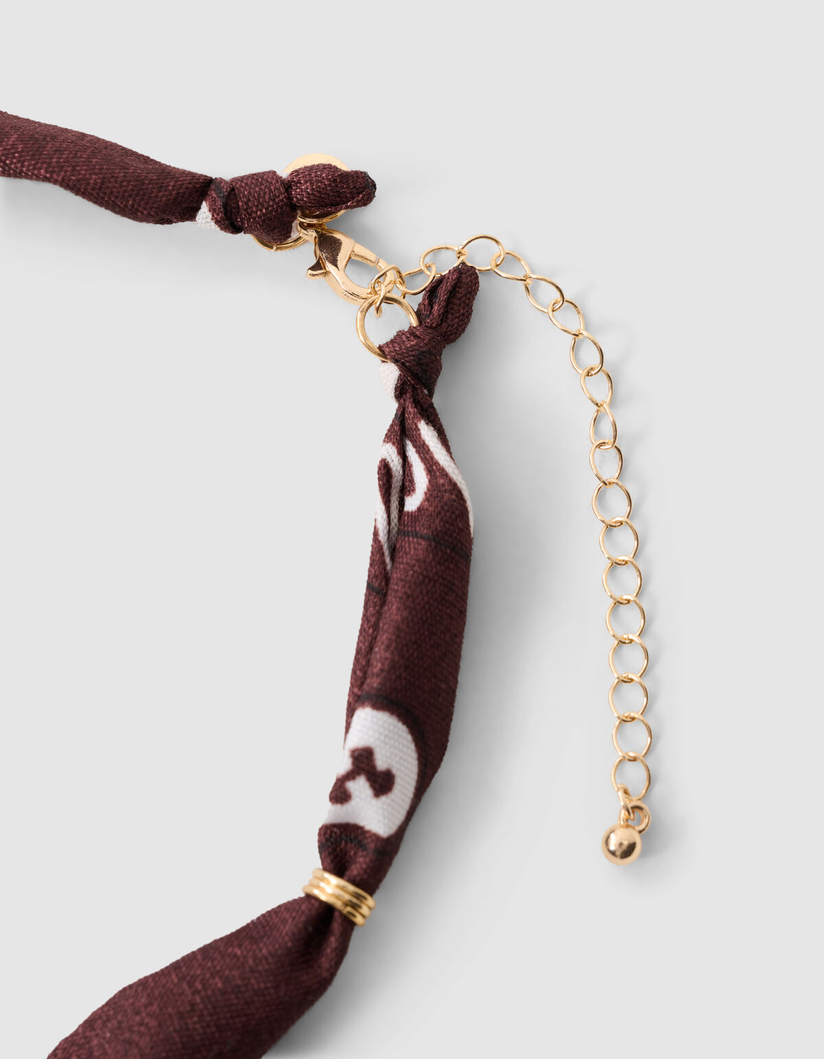 Bandana Charm Halskette Braun SHOEBY ACCESSOIRES