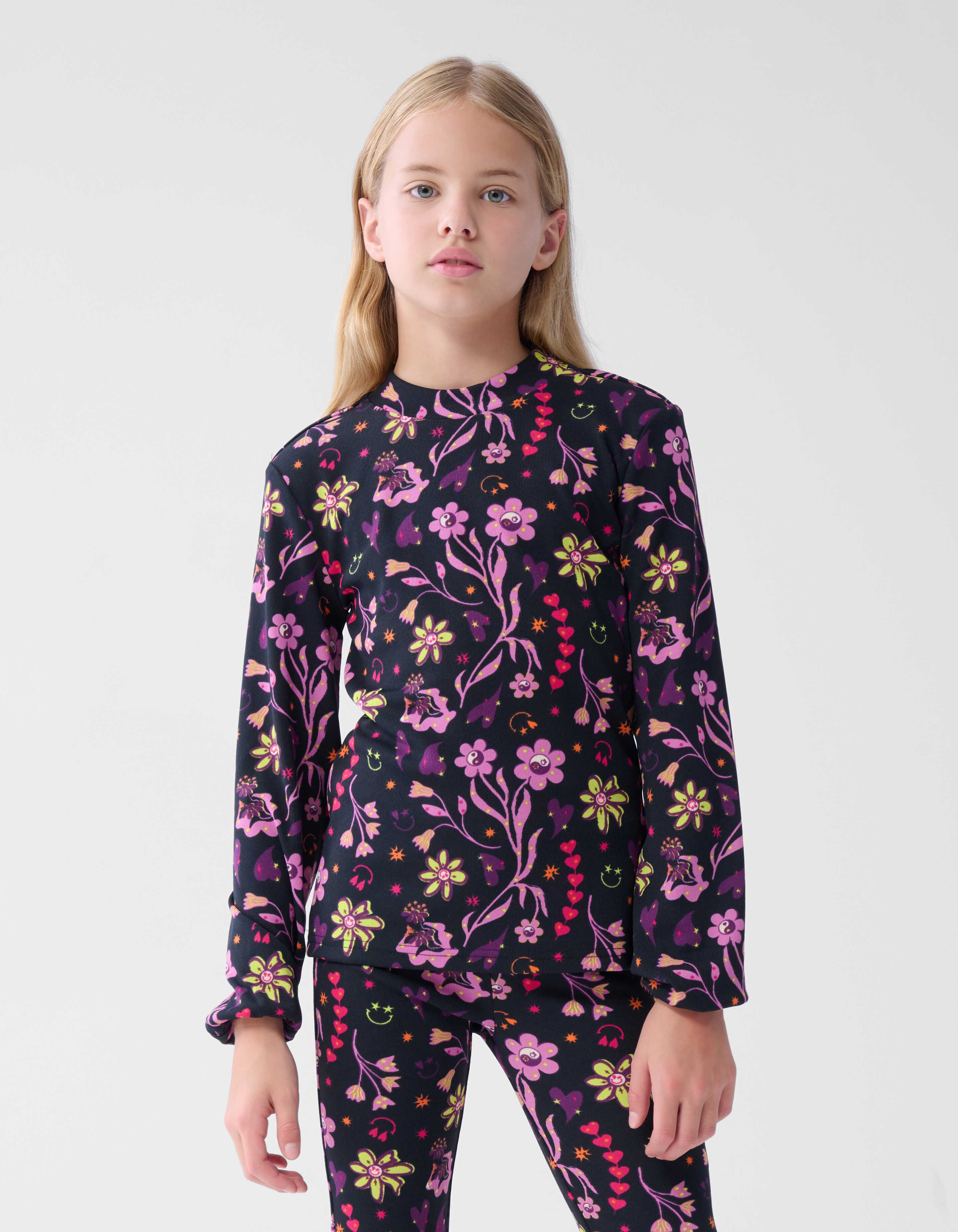 Smile Top Schwarz SHOEBY GIRLS
