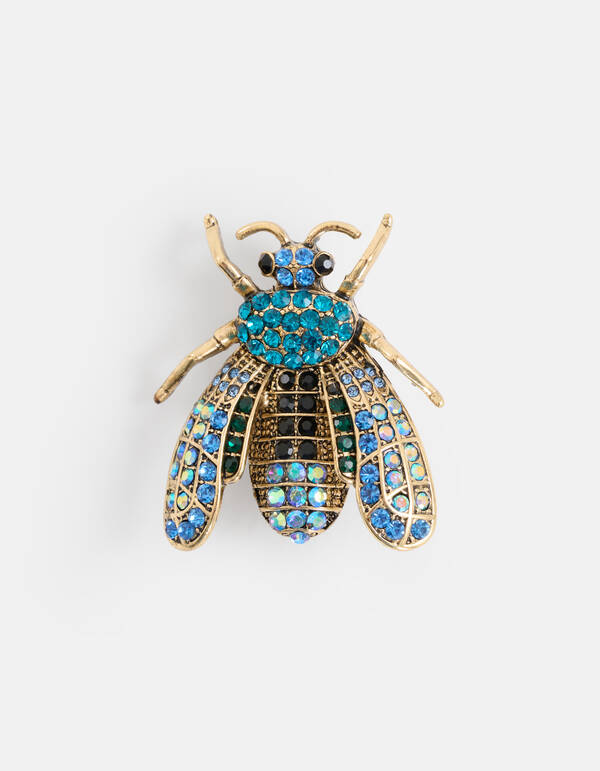 Insect Broche Blauw SHOEBY ACCESSOIRES