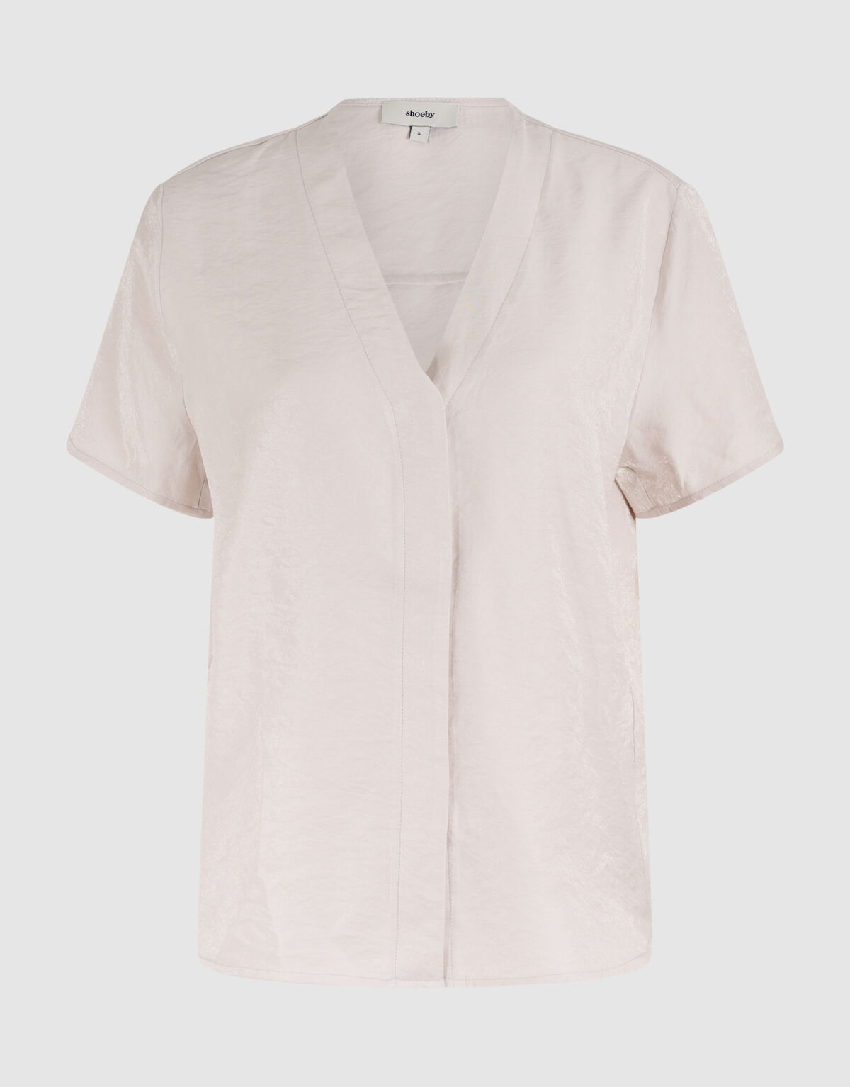 Top mit Knopfleiste Sand SHOEBY WOMEN