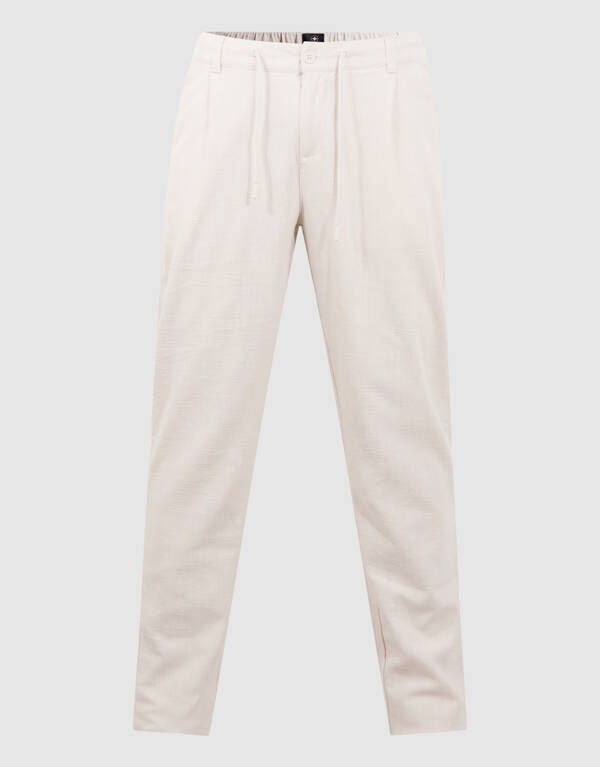 Struktur Regular Fit Hose Sand SHOEBY MEN