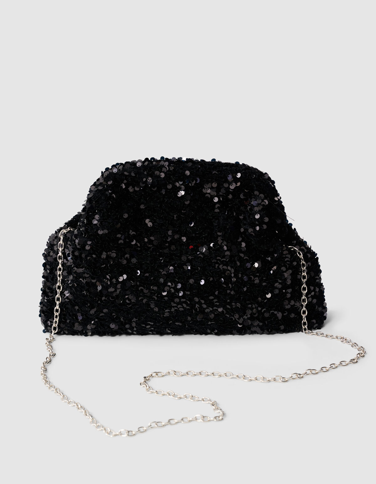 Sequin Clutch Schwarz SHOEBY ACCESSOIRES