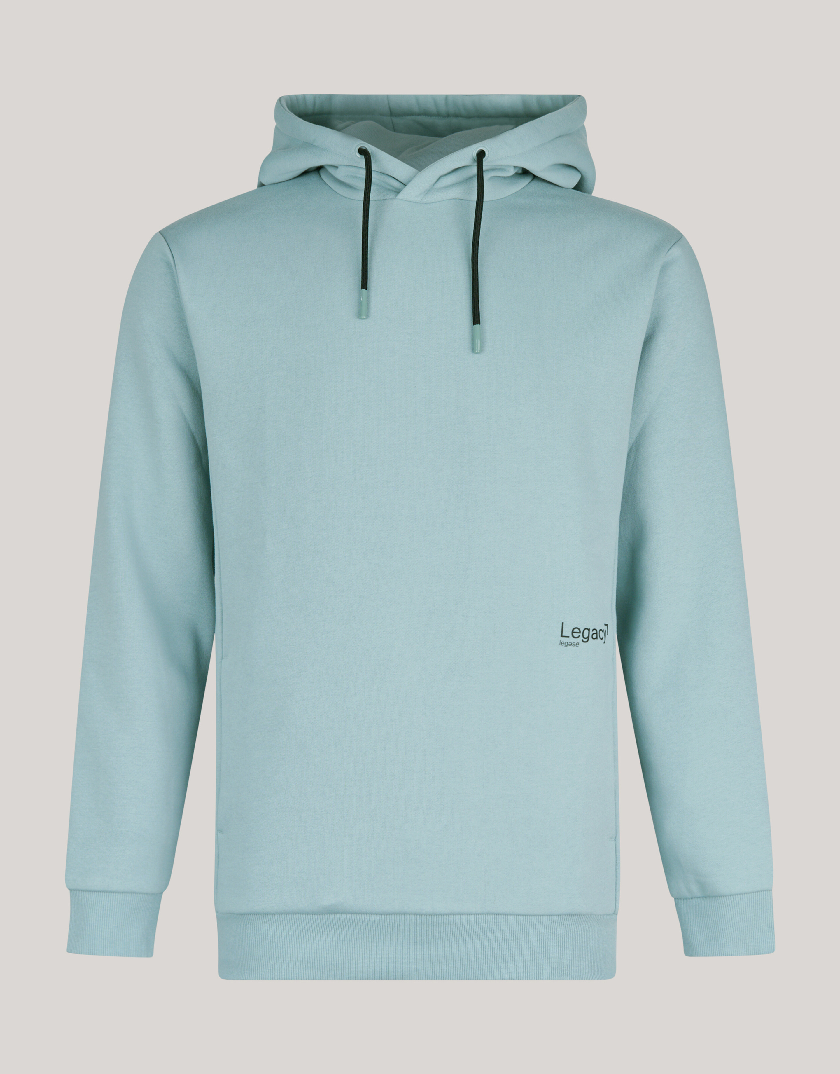 Kontrast-Kapuzenpullover Dunkelgrün SHOEBY MEN
