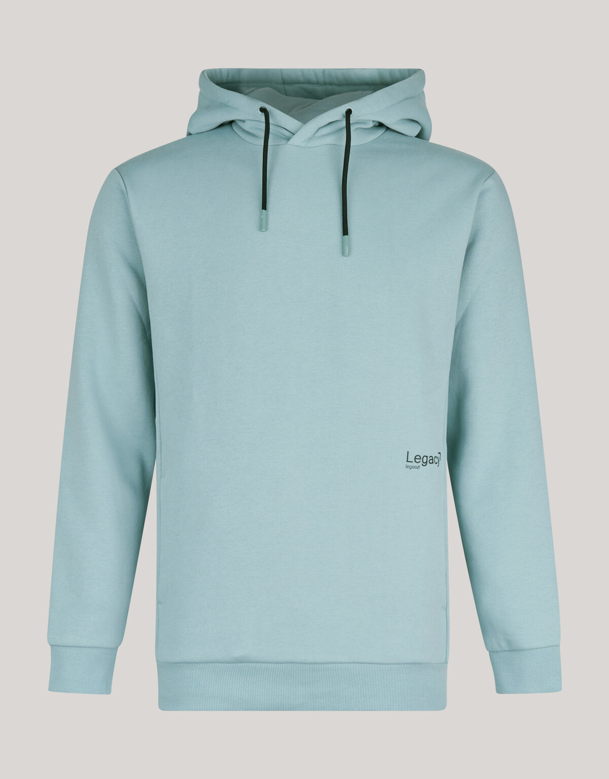 Kontrast-Kapuzenpullover Dunkelgrün SHOEBY MEN