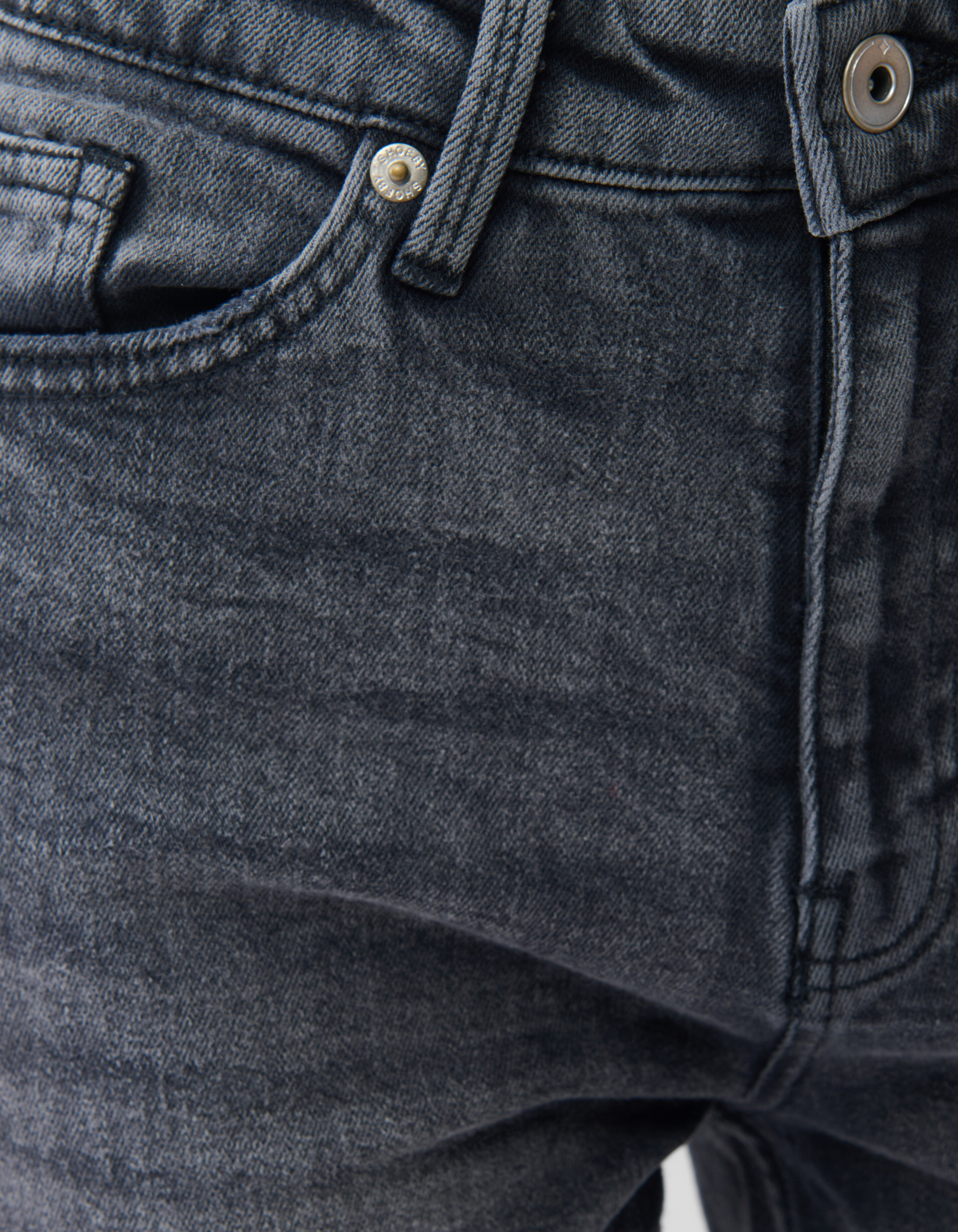 Tapered Fit Jeans Dunkelgrau L29 SHOEBY WOMEN