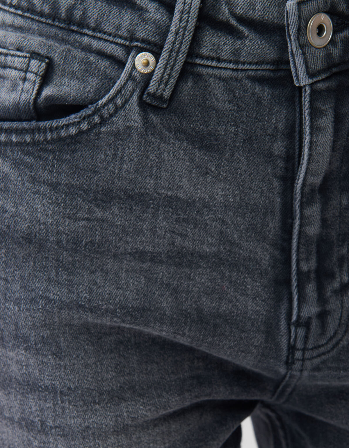 Tapered Fit Jeans Dunkelgrau L29 SHOEBY WOMEN