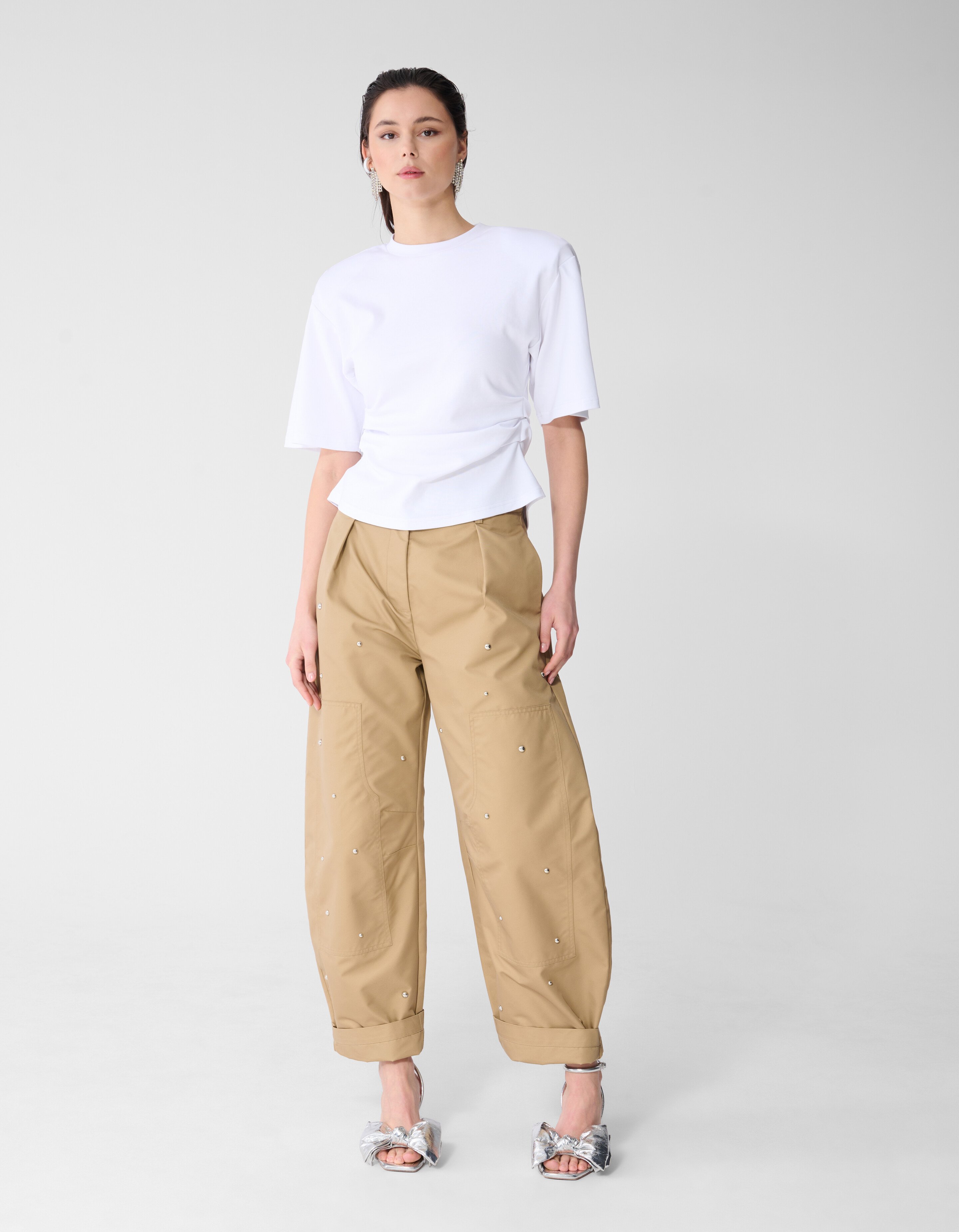 Studs Balloon Fit Hose Sand SHOEBY WOMEN