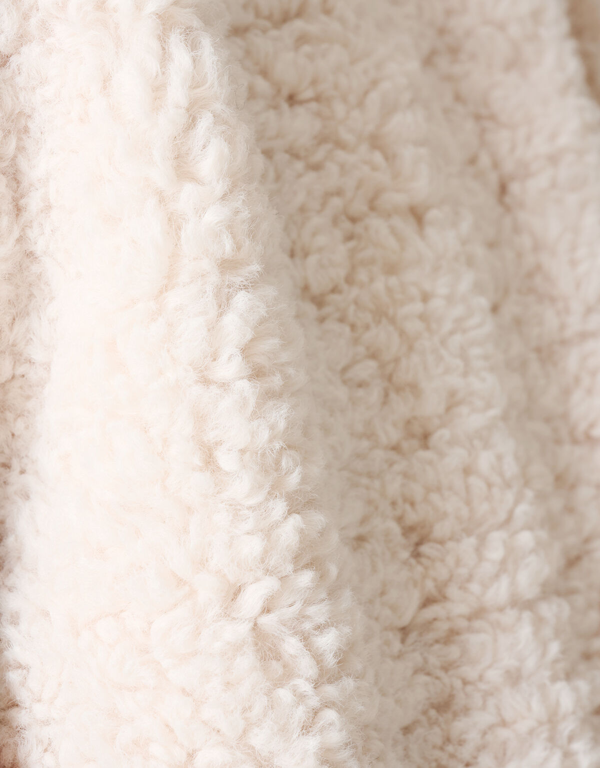 Teddy Gilet Off White SHOEBY GIRLS