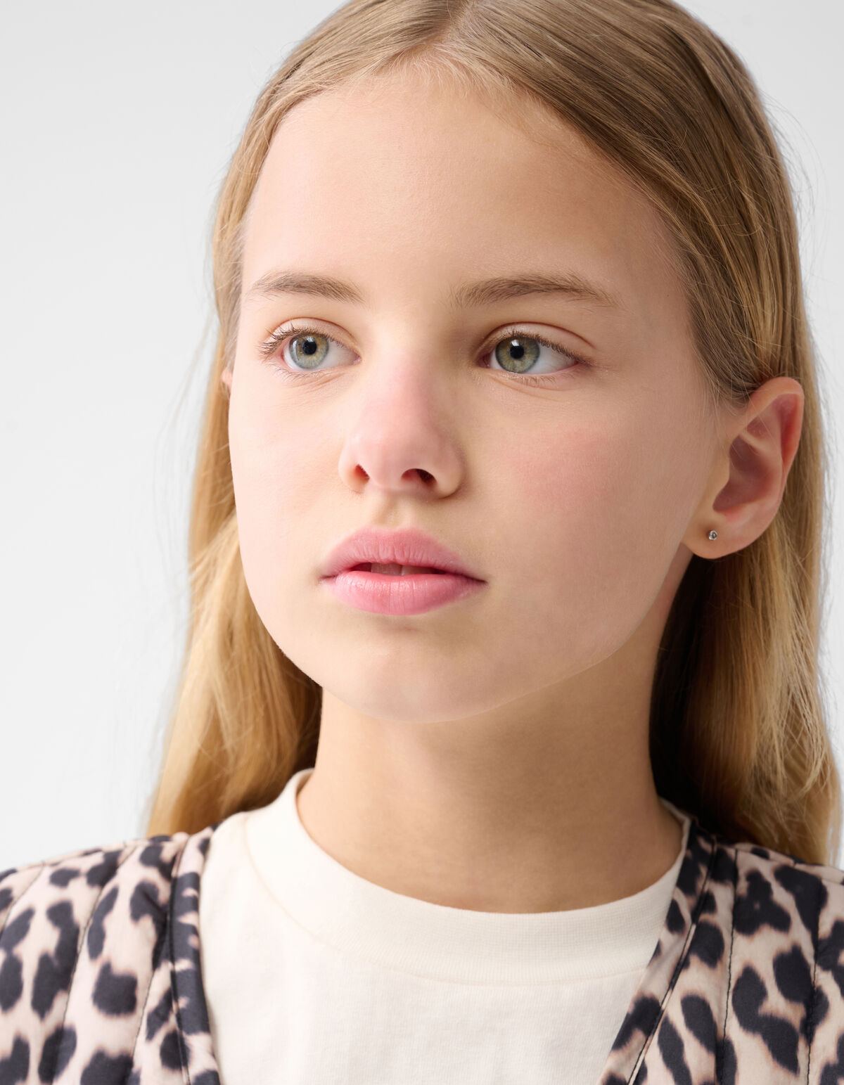 Leopard Printed Gilet Brown SHOEBY GIRLS