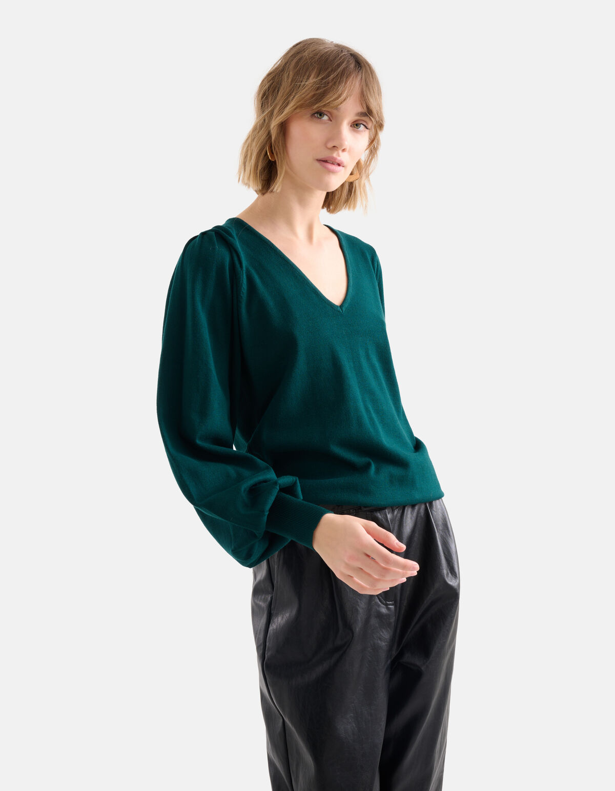 Strickpullover Dunkelgrün SHOEBY WOMEN