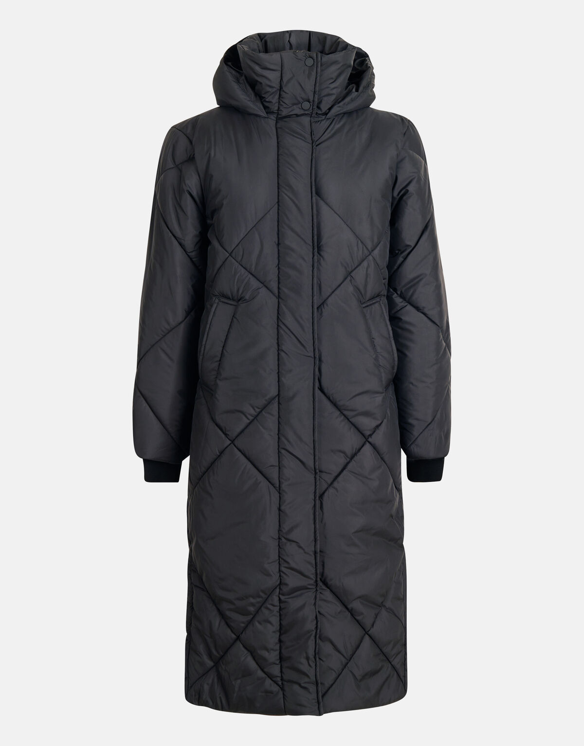 Lange Pufferjacke Schwarz SHOEBY WOMEN