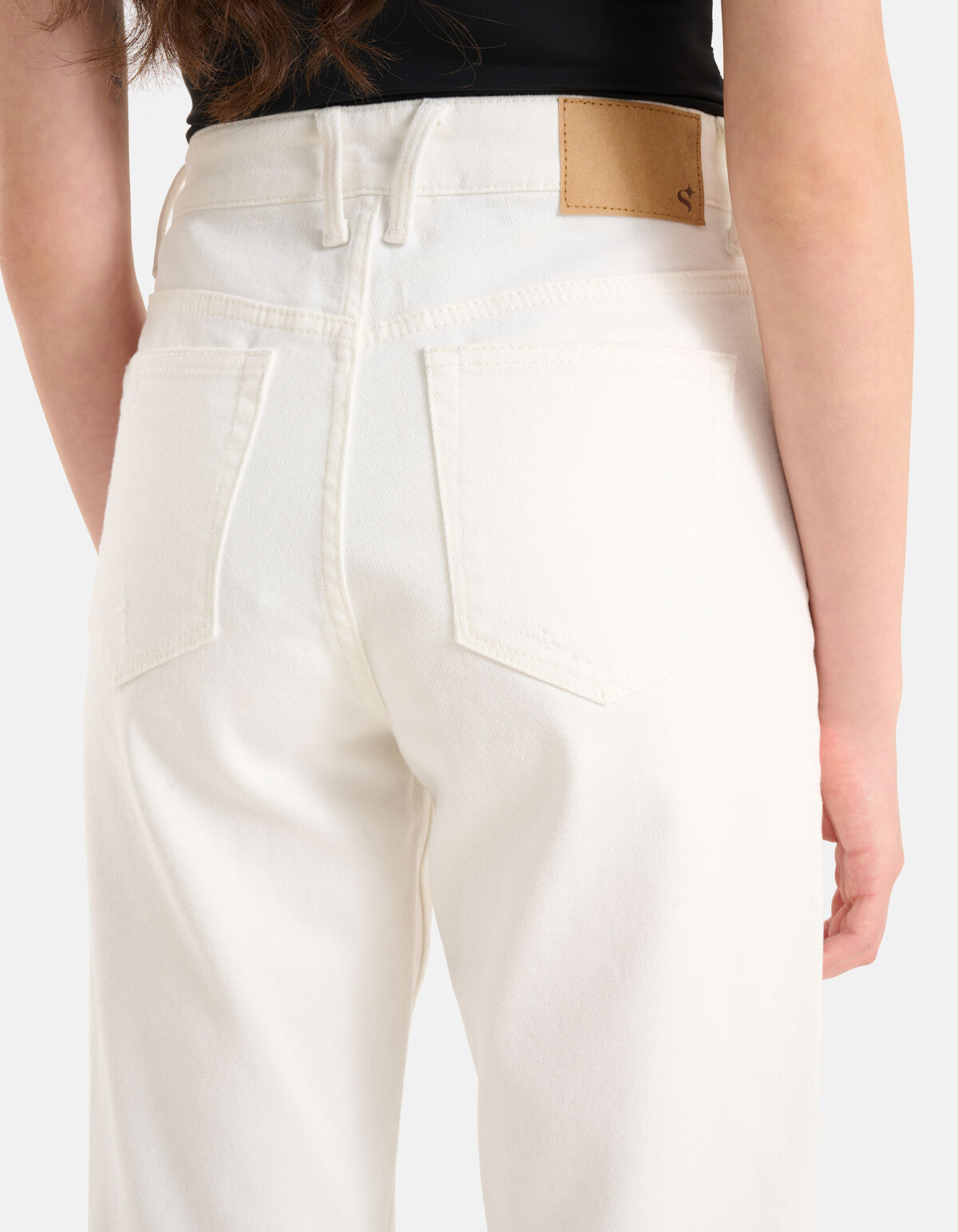 Tapered Fit Jeans Wei&szlig; L29 SHOEBY WOMEN