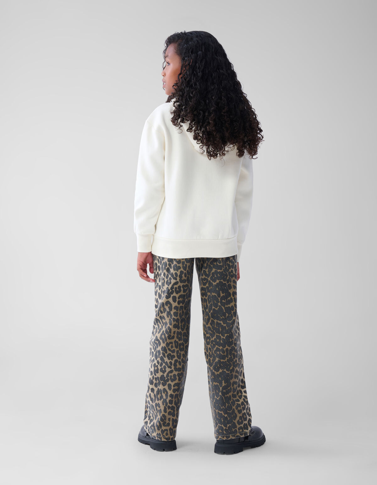 Leopard Straight Fit-Hose Braun SHOEBY GIRLS